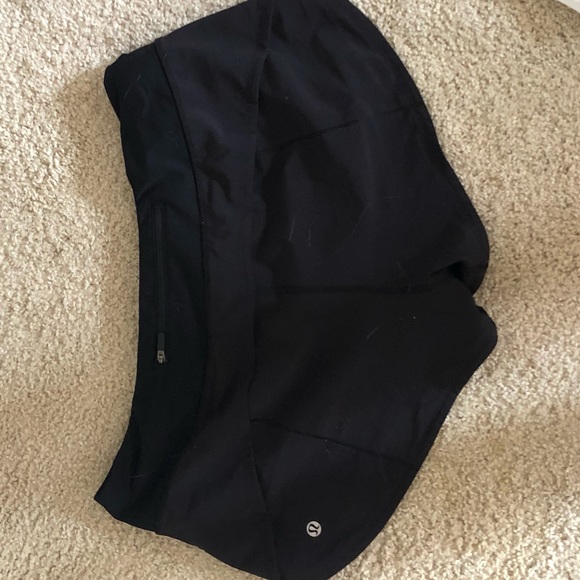 ‼️SOLD on Ⓜ️‼️ Lululemon Speed Up shorts in black - Picture 2 of 9